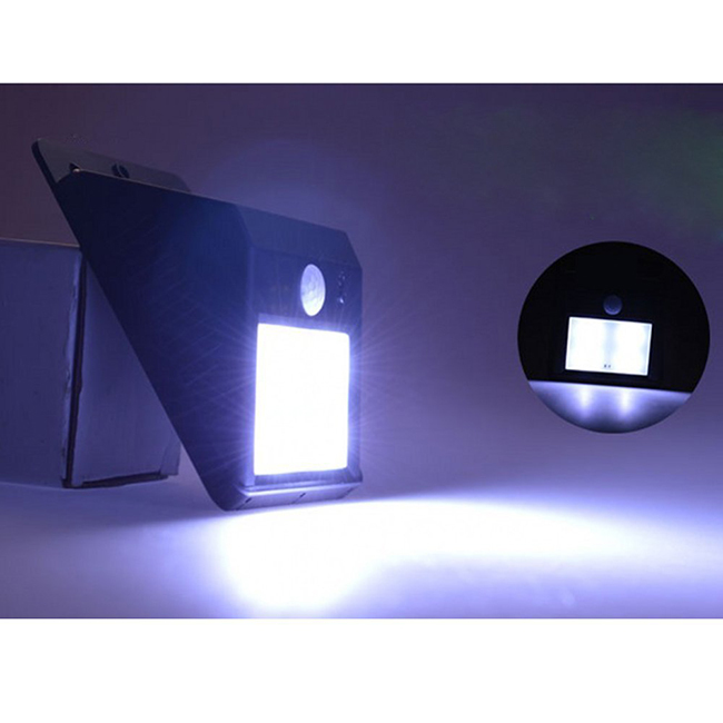 Dropshipping Lumière PIR Capteur Triangle mini panneau solaire pour led lumière Avec Batterie Au Lithium