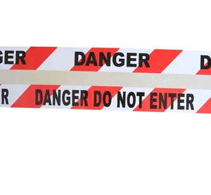注意テープバリアカスタム印刷テキスト犯罪現場危険テープPEプラスチック警告注意テープ