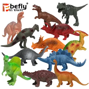 12pcs Educativo del regalo assortiti di plastica dinosauro giocattolo per i bambini di raccolta