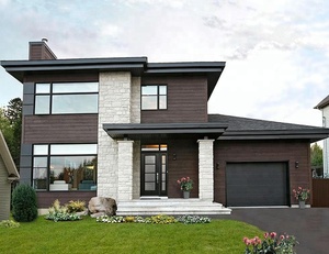 Portes de sécurité de luxe Maisons préfabriquées Maison préfabriquée Immobilier Chine Villas modernes faites par Eps Ciment Board - Product Image 4