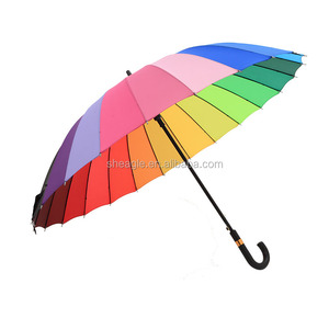 Paraguas de golf con logotipo personalizado, sombrilla de golf de 90cm x 16k, 7 colores, venta al por mayor - Product Image 1