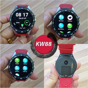 Đồng Hồ Thông Minh Tròn 2016 Kw88, Đồng Hồ Điện Thoại Thông Minh Theo Dõi Nhịp Tim 3G WCDMA Mtk6580 Hỗ Trợ Hệ Điều Hành Android Wifi Gps Kw88 - Product Image 3