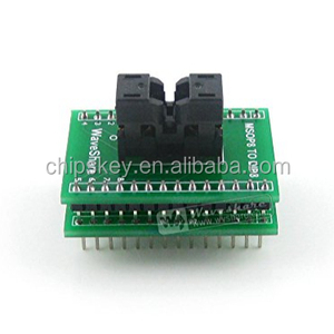 Ssop8 à DIP28 bloc de Conversion ( remarque plastique <span class=keywords><strong>large</strong></span> 4.4 ), Pas 0.65, Ic test socket programmation bloc - Product Image 1