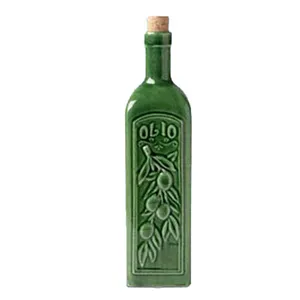 Custom Kitchen <strong>Ceramic</strong> <strong>Oil</strong> Bottle, Classic Olive <strong>Oil</strong> <strong>Dispenser</strong> Bottle, 300ml-1000ml <strong>Ceramic</strong> Olive <strong>Oil</strong> <strong>Dispenser</strong> - Product Image 1