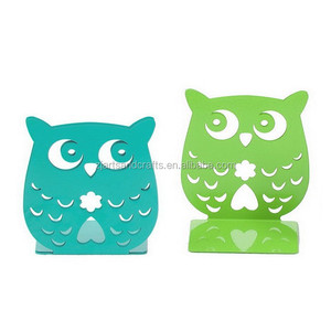 Modern Metal White Cheap Owl <strong>Bookend</strong> for Back to School - Product Image 3