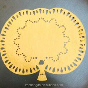 Hallwen citrouille / maple leaf coloré dentelle napperons en papier - Product Image 2