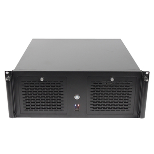 Chất lượng cao 19 inch 4U BTX Rack mount thép công nghiệp lưu trữ trường hợp máy chủ với ba 12025 người hâm mộ và Side Panel cửa sổ trong kho - Product Image 1