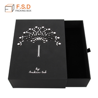 FSD Offres Spéciales emballage cosmétique de parfum de luxe de couleur personnalisée boîte cadeau or de cosmétiques haut de gamme pour sculpture
