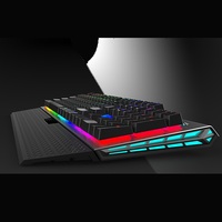 Clavier de jeu filaire, 104 touches, accessoires pour ordinateur, avec touches mécaniques complètes
