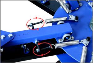 6 Màu 6 Trạm Hướng Dẫn Sử Dụng Máy In Màn Hình Quay Cho Máy In Màn Hình T-shirt - Product Image 4