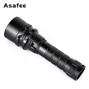 Asafee – lampe torche en aluminium XM T6 LED pour la plongée, Mini 18650, imperméable, lampe de poche pour plongée libre, IP68