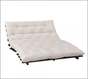 Vườn Ngoài Trời Không Thấm Nước Sun Lounger Ghế Đệm Bán Dệt 100% Polyester Ghế Đồ Nội Thất Ngoài Trời Hình Chữ Nhật Đồng Bằng Chắp Vá