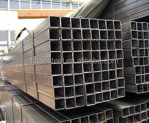 Free shipping black carbon shs and rhs steel pipeline 80*40'<span class=keywords><strong>s</strong></span> rhs hollow steel tube section - Product Image 6
