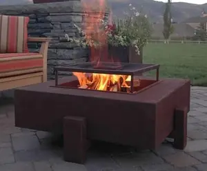 Elektrische Vuurkorf/Aangepaste Grote Outdoor Gas Fire Kuilen Met Goedkope Prijs