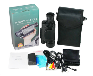 Pas cher prix 5x40 vision nocturne monoculaire chasse jumelles extérieures télescope avec caméra pour pleine nuit noire usine directe - Product Image 6