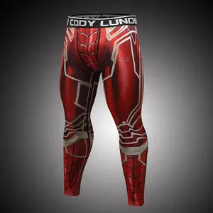 Cody Lundin Legging Pakaian Aktif Pria, Celana Ketat Cetak 3d