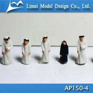 1:150/1:200/1:250 modelo pintado pessoas figura árabe