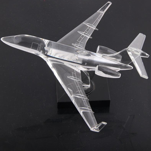 Wholesale Customized Scale Crystal Airplane Model Custom Plane Aircraft Ship Crafts