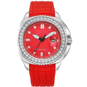 Encanto de bisel de diamantes Japón, reloj de cuarzo para las mujeres
