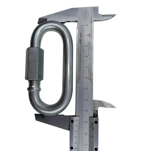 Овальный карабин из нержавеющей стали с цинковой резьбой - Product Image 3