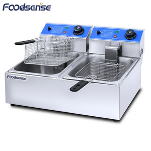 Suministro fábrica 2-Tanque 2-cesta freidora eléctrica que freidora, freidora <span class=keywords><strong>cerca</strong></span> <span class=keywords><strong>de</strong></span> mí, 2L freidora - Product Image 2