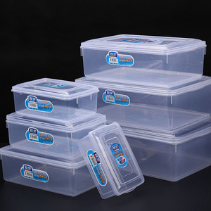 Récipients hermétiques transparents multifonctionnels personnalisés pour aliments frais Boîte <span class=keywords><strong>de</strong></span> <span class=keywords><strong>rangement</strong></span> en <span class=keywords><strong>plastique</strong></span> pour aliments <span class=keywords><strong>de</strong></span> cuisine - Product Image 6