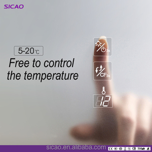 121L 49 Chai Lạnh Mini Gương Glass Wine Cooler, Rượu Vang Tủ Lạnh Glass Bảng Điện Cooler, Rượu Vang Hiển Thị Tủ Lạnh - Product Image 5