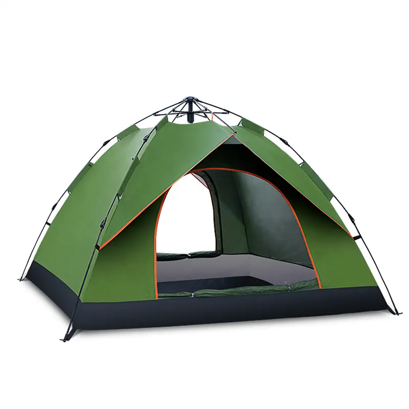 स्वत: तह 4 व्यक्ति के लिए सबसे बड़ा tenda inflatable बिस्तर डेरा डाले हुए तम्बू