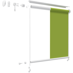Interruptor de Control remoto de aleación de aluminio, <span class=keywords><strong>toldo</strong></span> de persianas Vertical con forma de pantalla enrollable - Product Image 2