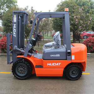 Chariot élévateur diesel articulé <span class=keywords><strong>DOUGONG</strong></span> CPCD 4 tonnes à propulsion arrière pour entrepôt, terrain accidenté, travaux agricoles et utilisation en intérieur - Product Image 3