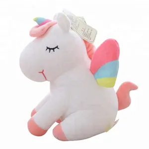2021 brand new style stuffed plush colorful unicorn