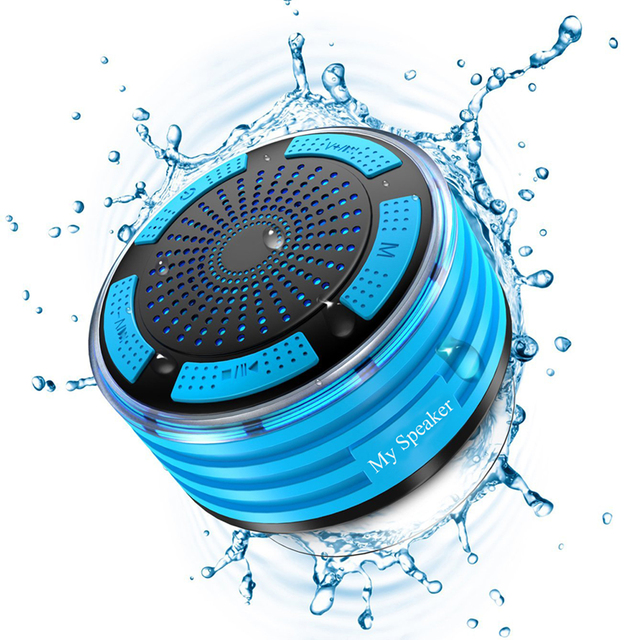 F013 Latest Gadgets LED IPX7 Waterproof bluetooth Speaker for Shower With CE,ROHS,FCC,IPX7,BQB,BSCI,ISO9001 Certification