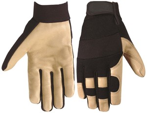 reforzado con los dedos de grano de cuero de piel de cerdo al aire libre guantes de trabajo - Product Image 3