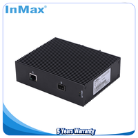 Convertisseur de média chine fournisseur 2 ports hub avec 1 port ethernet gigabit commutateur