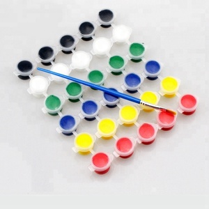 <span class=keywords><strong>Vendita</strong></span> Calda: Set di 6 Colori di Pittura Acrilica da 3ml per Bambini con 2 Pennelli - Product Image 6
