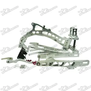 Schmutz Pit Bike CRF50 Legierung Komplette SDG Rahmen Körper Hinten Schaukel Arm Lenkung Schellen Steigleitungen Set