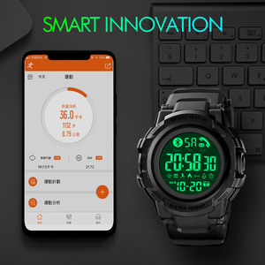 Montres-bracelets numériques <span class=keywords><strong>SKMEI</strong></span> 1501 en gros, montres intelligentes de sport pour hommes, montre avec boussole - Product Image 2