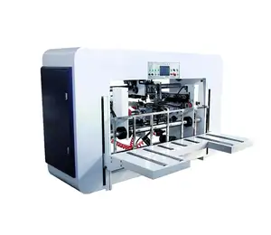 High Speed 4 Servo Motor Double Head Stitching Machine Corrugated Cardboard Box Stitcher Carton Nailing Machine