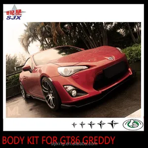 Body parts front lip bumper for GT86 greddy