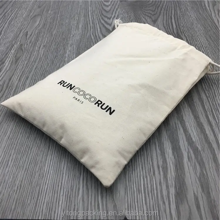 Sacos cosméticos personalizados de tecido de algodão com impressão