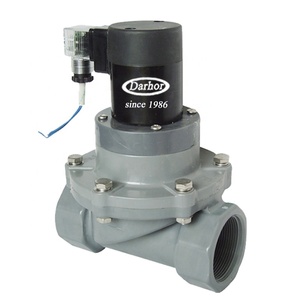 Van <span class=keywords><strong>Solenoid</strong></span> AC220V UPVC/CPVC Cho Amoniac Kiềm Nhiệt Độ Thấp Tăng - Product Image 3