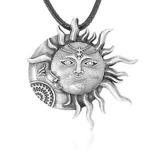 Metal Antique Silver Plated Animal Dinosaur Dragon Snails Pendant Necklace With <strong>Black</strong> Leather <strong>Chain</strong> for Gifts - Product Image 2