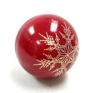Small Christmas <strong>Chocolate</strong> <strong>Tin</strong> Balls Shaped Gift <strong>Tins</strong> for Decorative Purpose Ball Shaped Metal Cans - Product Image 2