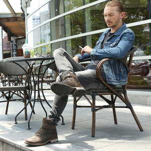 <span class=keywords><strong>Botas</strong></span> de Motocicleta ARCX, <span class=keywords><strong>Botas</strong></span> de <span class=keywords><strong>Motocross</strong></span> <span class=keywords><strong>Vintage</strong></span> Impermeables y Cálidas, <span class=keywords><strong>Botas</strong></span> de Cuero Genuino para Exteriores, Zapatos de Ocio para Hombre - Product Image 5