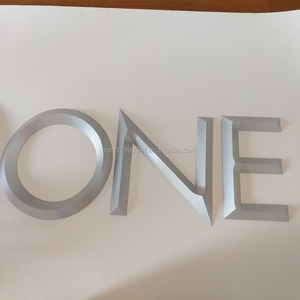 Bảng Tên Cửa Hàng Cà Phê Quảng Cáo Bằng Thép Không Gỉ Chữ & Số Mạ Crôm Kim Loại Trang Trí 3d - Product Image 2