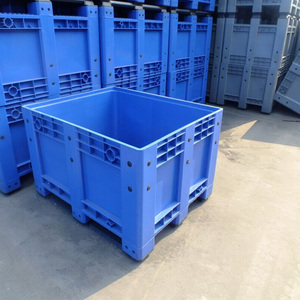 1200x1000mm büyük kutu katı HDPE plastik palet kutuları - Product Image 3