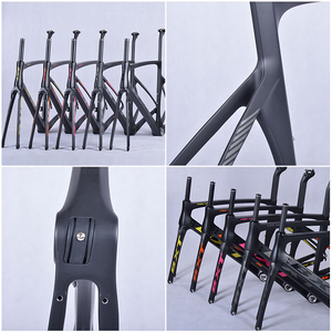 del <span class=keywords><strong>camino</strong></span> del carbón Marca Marco del <span class=keywords><strong>Camino</strong></span> del Carbón de La Bicicleta Frame + Tenedor + headset bicicleta marco piezas - Product Image 3