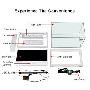 ガラス製フィッシュボウルHD水族館小型水槽カスタマイズ可能 - Product Image 4