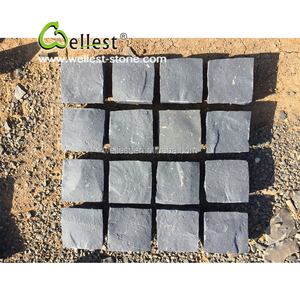 Tự nhiên màu đen bazan sỏi đá đá đá khối tự nhiên hoàn thành đá - Product Image 4