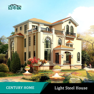 2018 Venta caliente de lujo moderno de lujo <span class=keywords><strong>casa</strong></span> prefabricada con estructura de acero - Product Image 2